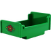 Duplo Groen Bed 3 x 5 x 1.66 met Rood Bloem Sticker (4895)