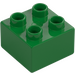 Duplo Verde Mattoncino 2 x 2 (3437 / 89461)