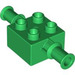 Duplo Verde Ladrillo 2 x 2 con St. At Lados (40637)