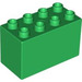 Duplo Green Brick 2 x 4 x 2 (31111)