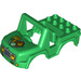 Duplo Green Off Road Vehicle Body with Giraffe (25011)