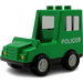 Duplo Green Police Van with Windows (74564)