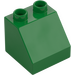 Duplo Green Slope 2 x 2 x 1.5 (45°) (6474 / 67199)