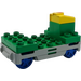 Duplo Verde Base de tren con Batería Compartment (75704)