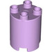 Duplo Lavender Round Brick 2 x 2 x 2 (98225)