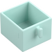 Duplo Lyse-Aqua Drawer med Håndtere (4891)