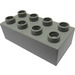 Duplo Light Gray Brick 2 x 4 (3011 / 31459)