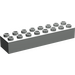 Duplo Light Gray Brick 2 x 8 (4199)