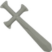 Duplo Light Gray Sword (42084)