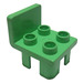 Duplo Lichtgroen Chair 2 x 2 x 2 met Noppen (6478 / 34277)