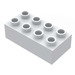 Duplo Light Stone Gray Brick 2 x 4 (3011 / 31459)