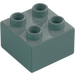 Duplo Turquoise Clair Brique 2 x 2 (3437 / 89461)