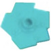 Duplo Light Turquoise Flower with Plates (44519)