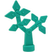 Duplo Licht turquoise Bloem met Rhomb (44535)