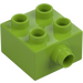 Duplo Lime Brick 2 x 2 with Pin Joint (22881)