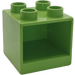 Duplo Lime Drawer Cabinet 2 x 2 x 1.5 (4890)