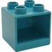 Duplo Maersk Blue Drawer Cabinet 2 x 2 x 1.5 (4890)