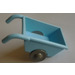 Duplo Maersk blauw Wheelbarrow met Dark Grijs Wielen (2292)