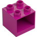 Duplo Magenta Drawer Cabinet 2 x 2 x 1.5 (4890)