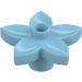 Duplo Medium Azure Flower with 5 Angular Petals (6510 / 52639)