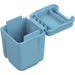 Duplo Średni Azure Garbage Can (73568)