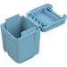 Duplo Medium Azure Garbage Can (73568)