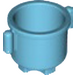 Duplo Średni Azure Pot z Grip Uchwyty (31042)