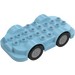 Duplo Středně azurová Wheelbase s Flywheel 4 x 8 (65567)