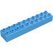 Duplo Średni niebieski Cegła 2 x 10 (2291)