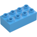 Duplo Medium Blue Brick 2 x 4 (3011 / 31459)