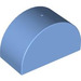Duplo Medium Blue Brick 2 x 4 x 2 with Curved Top (31213)