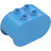 Duplo Medium Blue Brick 2 x 4 x 2 with Rounded Ends (6448)