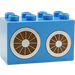 Duplo Medium Blue Brick 2 x 4 x 2 with Wheels (31111 / 60828)