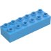 Duplo Medium Blue Brick 2 x 6 (2300)