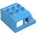 Duplo Medium blå Cabin for Steam Tog (13532 / 20150)