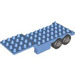 Duplo Medium Blue Trailer with Hinge 4 x 13 (89861)