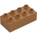 Duplo Medium Mörk Hud Kloss 2 x 4 (3011 / 31459)