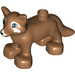 Duplo Medium donker vleeskleurig Fox met Wit around Ogen en Neus (25048)