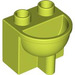 Duplo Keskitumma lime Bathroom Sink (4892 / 21990)