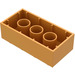 Duplo Medium Orange Brick 2 x 4 (3011 / 31459)