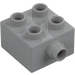 Duplo Gris piedra medio Ladrillo 2 x 2 con Pin Joint (22881)