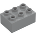 Duplo Medium Stone Gray Brick 2 x 3 (87084)