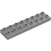 Duplo Keskitumma kivenharmaa Levy 2 x 8 (44524)