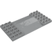 Duplo Střední kamenná šedá Deska 6 x 12 s Ramps (95463)