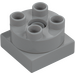 Duplo Grigio pietra medio Turn Mattoncino 2 x 2 (10888)