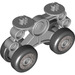 Duplo Medium Stone Gray Wheel Suspension with 4 Wheel (52925 / 53142)