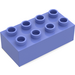 Duplo Medium Violet Brick 2 x 4 (3011 / 31459)