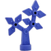 Duplo Mittelviolett Blume mit Rhomb (44535)