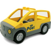 Duplo MPV Car with Dark Stone Gray Base with Post Logo (47437)