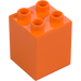 Duplo Orange Brick 2 x 2 x 2 (31110)